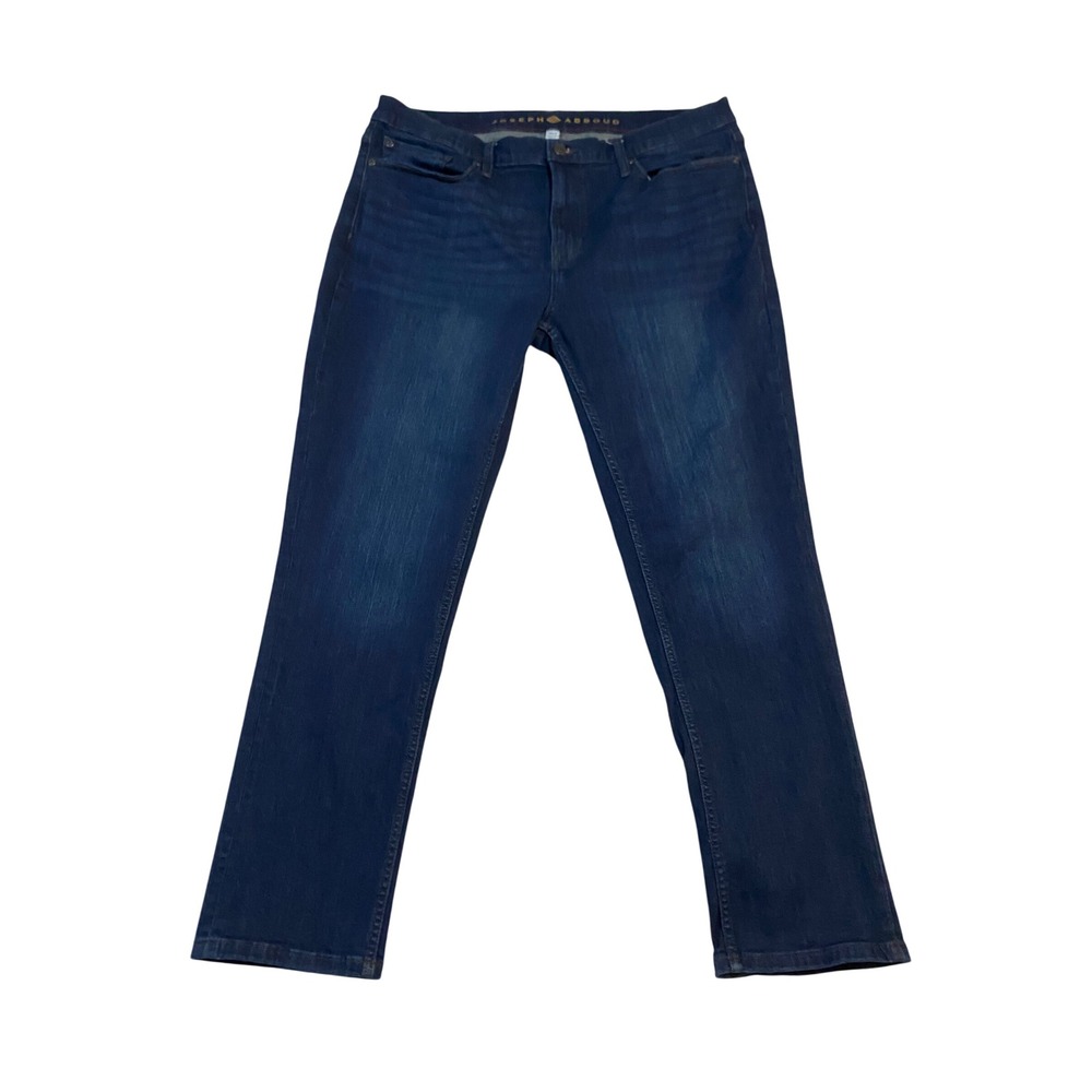 Joseph Abboud Mens Slim Fit Dark Wash Stretch Denim Jeans 38x30 Indigo